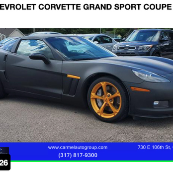 Carmel Auto Group - 2016 CHEVROLET CORVETTE STINGRAY Z51 COUPE 2D - Used Car Dealers Near Me - Indianapolis, Indiana