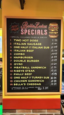 Menu photo 1 Bellalukes Lake Zurich, IL