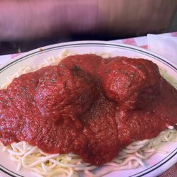 Mary's Pizza - Spaghetti & meatballs