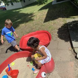 Tiny Footprints Preschool - Sand for sensory friends.