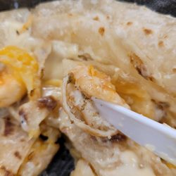 Abelardos - A piece of shrimp with tons of shrimp poop in it