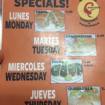 Abarrotes Durango - Dollar tacos on Wednesday. Hmmmmm... - Grocery Near Me - Kansas City, Missouri Abarrotes Durango - Dollar tacos on Wednesday. Hmmmmm... - Grocery Near Me - Kansas City, Missouri