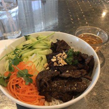 Ba Mien Bistro - Beef vermicelli bowl - Vietnamese Near Me - Houston, Texas Ba Mien Bistro - Beef vermicelli bowl - Vietnamese Near Me - Houston, Texas