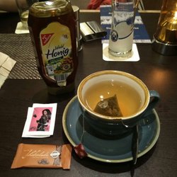 Meating - Tea with honey.