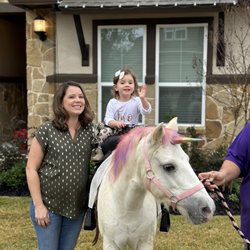 Giddy Up Pony Parties and Petting Zoos - Silver the unicorn