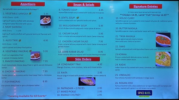 Menu photo 4 Spice Bliss Seattle, WA