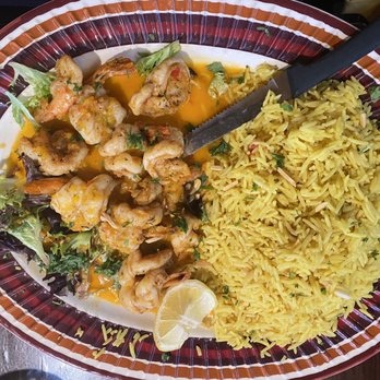 Al Bawadi Grill - Garlic lemon shrimp.  DELICIOUS - Middle Eastern Near Me - Niles, Illinois