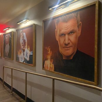 Gordon Ramsay Hell's Kitchen - Gordon Ramsay wall - New American Near Me - Atlantic City, New Jersey