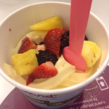Yogurtland - Passion fruit sorbet with strawberry, blueberry, and pineapple - Ice Cream & Frozen Yogurt Near Me - Mesa, Arizona Yogurtland - Passion fruit sorbet with strawberry, blueberry, and pineapple - Ice Cream & Frozen Yogurt Near Me - Mesa, Arizona