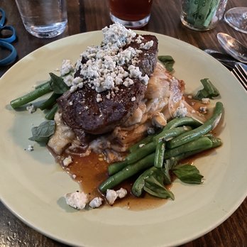 Michy's Relaxed Dining - Beef tenderloin, au gratin potatoes and garlic green beans special, amazing! - American Near Me - Rehoboth Beach, Delaware Michy's Relaxed Dining - Beef tenderloin, au gratin potatoes and garlic green beans special, amazing! - American Near Me - Rehoboth Beach, Delaware