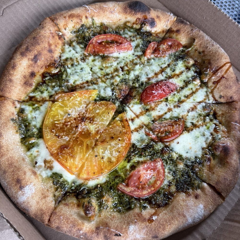 Ample Pizza - Heirloom Tomato Pie - Pizza Near Me - Hico, West Virginia