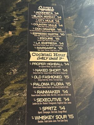 Menu photo 1 The Office Bar San Diego, CA Menu photo 1 The Office Bar San Diego, CA
