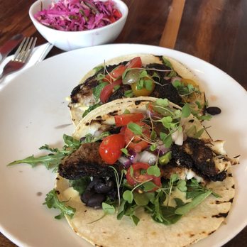Savorez - Dapper Snapper tacos from their lunch menu. - Latin American Near Me - Wilmington, North Carolina
