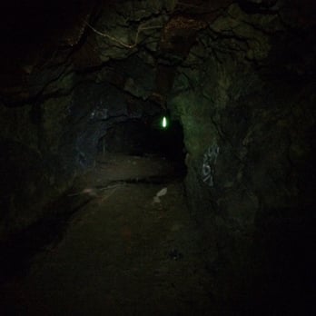 Big Horn Mine - Right inside the mine entrance. It goes pretty deep so we marked out way with glowsticks. - Hiking Near Me Big Horn Mine - Right inside the mine entrance. It goes pretty deep so we marked out way with glowsticks. - Hiking Near Me