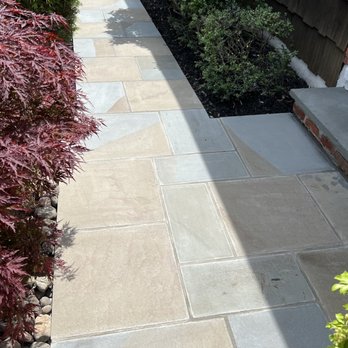 Primo Landscape Design - Bluestone sidewalk installed in New City, NY. - Lawn Services Near Me - West Nyack, New York