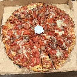 Large Pepperoni and sausage Large Pepperoni and sausage