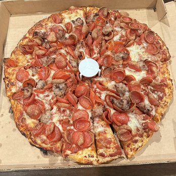 Mountain Mike's Pizza - Large Pepperoni and sausage - Pizza Near Me - Chino, California Mountain Mike's Pizza - Large Pepperoni and sausage - Pizza Near Me - Chino, California