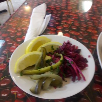 Baghdad Restaurant - Pickles and lemons-- condiments - Middle Eastern Near Me - Denver, Colorado Baghdad Restaurant - Pickles and lemons-- condiments - Middle Eastern Near Me - Denver, Colorado