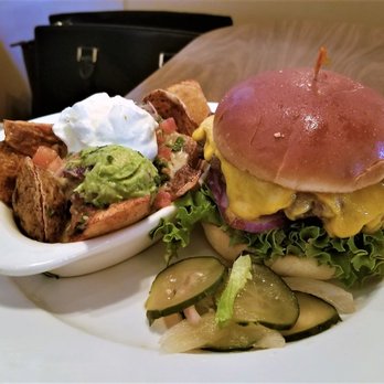 Rancho El Agave - WildWood Burger with Irish Nachos and (housemade?) sweet pickles - Music Venues Near Me - Vista, California Rancho El Agave - WildWood Burger with Irish Nachos and (housemade?) sweet pickles - Music Venues Near Me - Vista, California