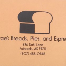 Larae’s Breads, Pies, and Espresso - Punch card for individual beverages.