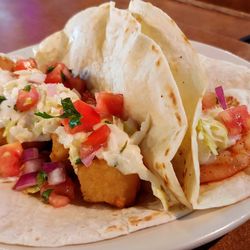 Big O's on the Hollow - Tuesday special. Soft shell Fish taco
