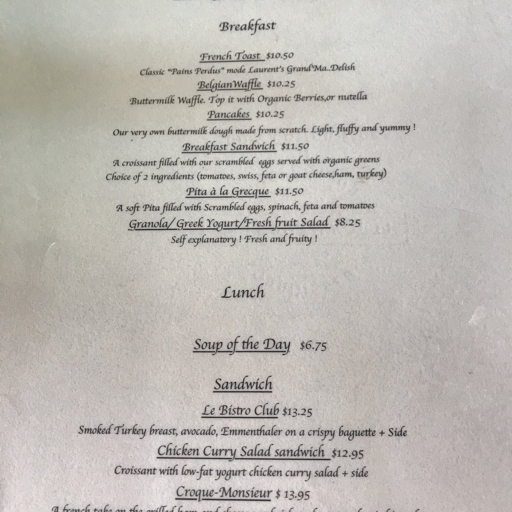 Le Coffee Shop - Menu - Breakfast & Brunch Near Me - Temecula, California
