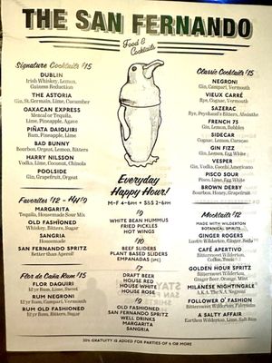 Menu photo 3 The San Fernando Glendale, CA
