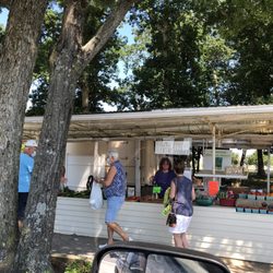 Anderson's Farm Stand - Anderson's farm stand has just picked tomatoes and melons