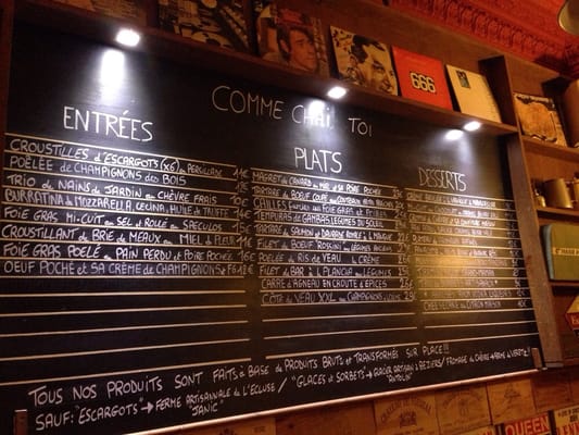 Menu photo 2 Comme Chai Toi Paris, 75