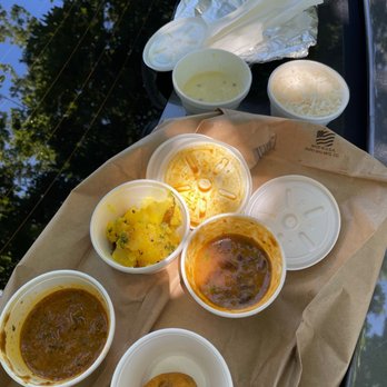 Chaat Paradise Folsom - Mini Thali (roti not pictured) - Vegan Near Me - Folsom, California Chaat Paradise Folsom - Mini Thali (roti not pictured) - Vegan Near Me - Folsom, California