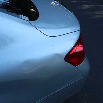 Same Day Auto Scratch & Dent Repair - Two dents, factory curve line indented slightly - Body Shops Near Me - Olympia, Washington Same Day Auto Scratch & Dent Repair - Two dents, factory curve line indented slightly - Body Shops Near Me - Olympia, Washington
