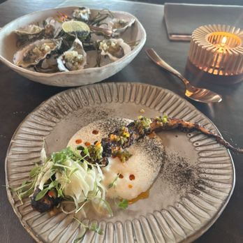 Toro Scottsdale - Grilled Octopus and Half Dozen Oysters* - Latin American Near Me - Scottsdale, Arizona Toro Scottsdale - Grilled Octopus and Half Dozen Oysters* - Latin American Near Me - Scottsdale, Arizona