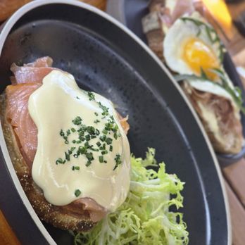 Bear at Stanly Ranch - Salmon Benedict - New American Near Me - Napa, California Bear at Stanly Ranch - Salmon Benedict - New American Near Me - Napa, California