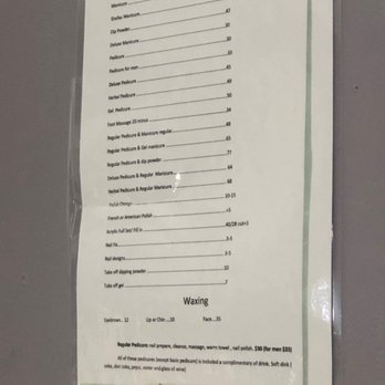 Reflections Nail Studio - June 2019 pricing - Nail Salons Near Me - Charleston, South Carolina