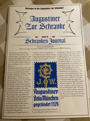 Menu photo 5 Augustiner zur Schranke Nuremberg, BY