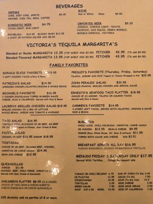 Menu photo 4 Victoria's Mexican Restaurant Gilroy, CA Menu photo 4 Victoria's Mexican Restaurant Gilroy, CA