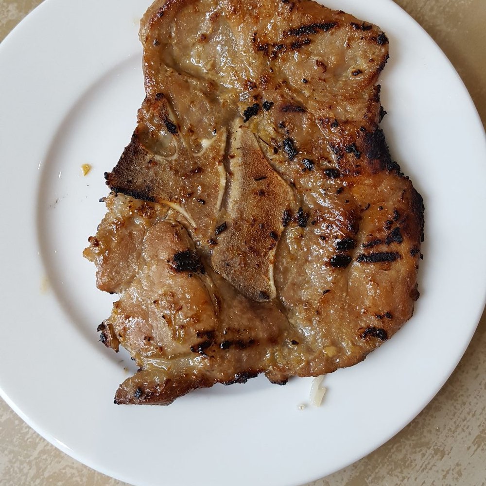 Pho 123 - 2017-05-27. PHO 123. Brampton, ON. Side of grilled pork chop. - Vietnamese Near Me - Brampton, Ontario