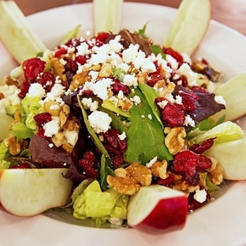 Tag's Restaurant - Apple Cranberry Walnut Feta Salad - New American Near Me - Big Flats, New York Tag's Restaurant - Apple Cranberry Walnut Feta Salad - New American Near Me - Big Flats, New York