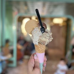 Anita Gelato - Regular Gelato (~$8): Macadamia Cream and Chocolate & Pistachio flavors