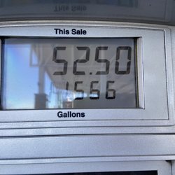 Hertz Rent A Car - Gas purchase - 15 miles after renting car