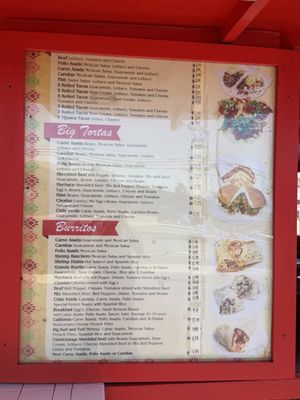 Menu photo 1 Silva's Taco Shop El Cajon, CA