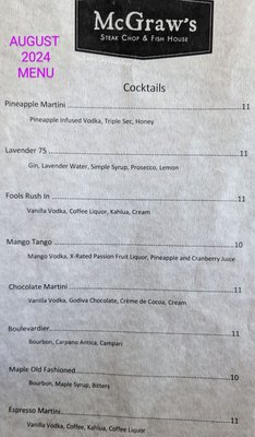 McGraw's Steak Chop & Fish House by null