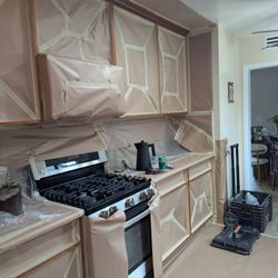 Los Altos Mexican Food - Empapelar antes del proceso de la lijada para cubrir todo lo que es piso y paredes
