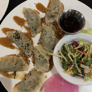 UpRooted Restaurant and Bar - Shitake dumplings - American Near Me - McHenry, Illinois UpRooted Restaurant and Bar - Shitake dumplings - American Near Me - McHenry, Illinois