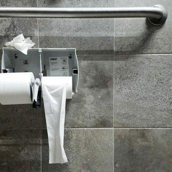 Planet Fitness - Toilet paper dispenser in handicap stall was in such a state of disarray that you could notice it the sink counter. Even over two hrs later. - Gyms Near Me - Brooklyn Park, Minnesota Planet Fitness - Toilet paper dispenser in handicap stall was in such a state of disarray that you could notice it the sink counter. Even over two hrs later. - Gyms Near Me - Brooklyn Park, Minnesota