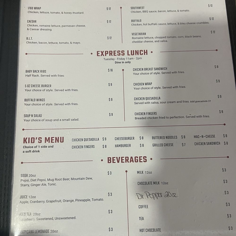 1760 Pub N Grille - Menu - Pubs Near Me - Trexlertown, Pennsylvania 1760 Pub N Grille - Menu - Pubs Near Me - Trexlertown, Pennsylvania