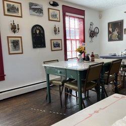 The Sunryser Restaurant & Deli - Back dining room. There are three dining rooms in all, the main room as you enter, this back dining room with 4 tables, and an upper room.