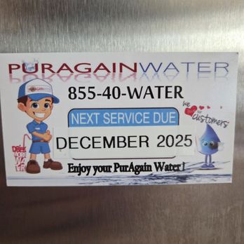 Puragain Water - We love our Puragain Water system! Call now, ask for Brett. - Water Purification Services Near Me - Walnut, California Puragain Water - We love our Puragain Water system! Call now, ask for Brett. - Water Purification Services Near Me - Walnut, California