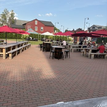 Saranac Brewery - Outside patio - Beer Bar Near Me - Utica, New York