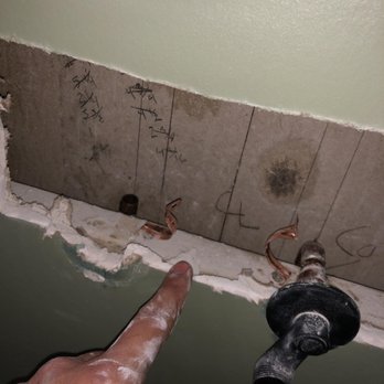 Walker & Son's Plumbing - Welded pipe, without elbow. They put a cap on this after this photo was taken! - Plumbing Near Me